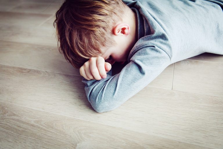 boy on floor