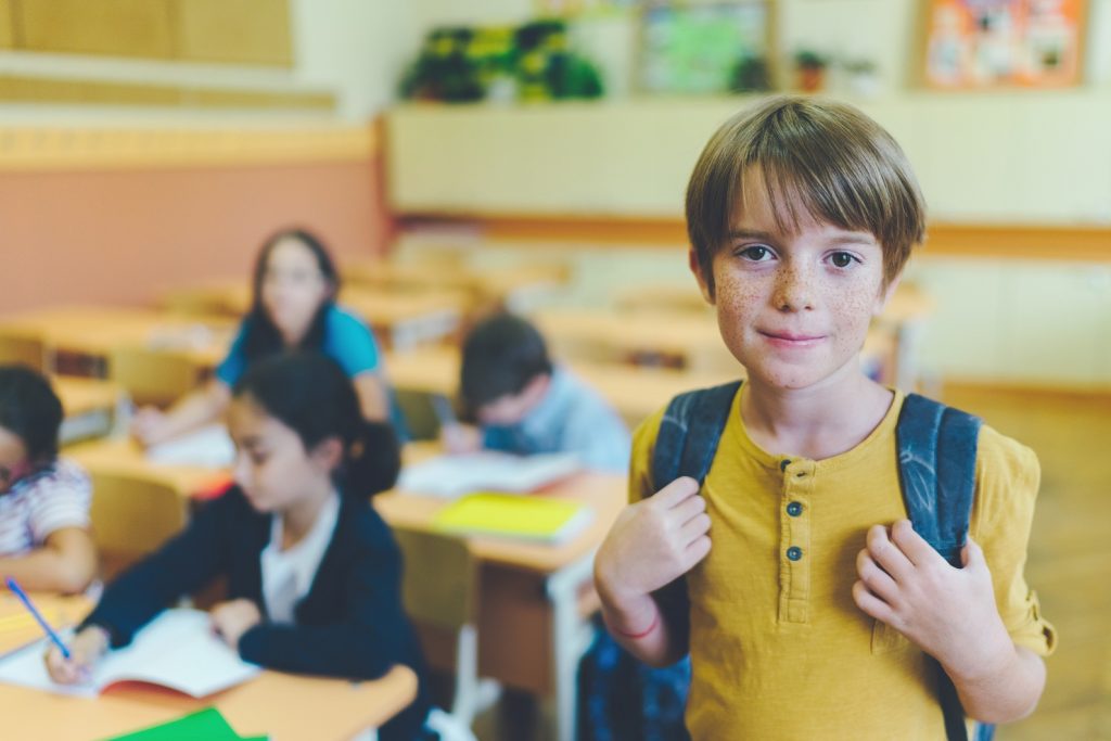 students in a classroom