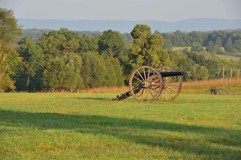 canon at Manassas battlefield