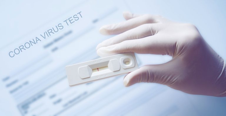 result of a coronavirus test