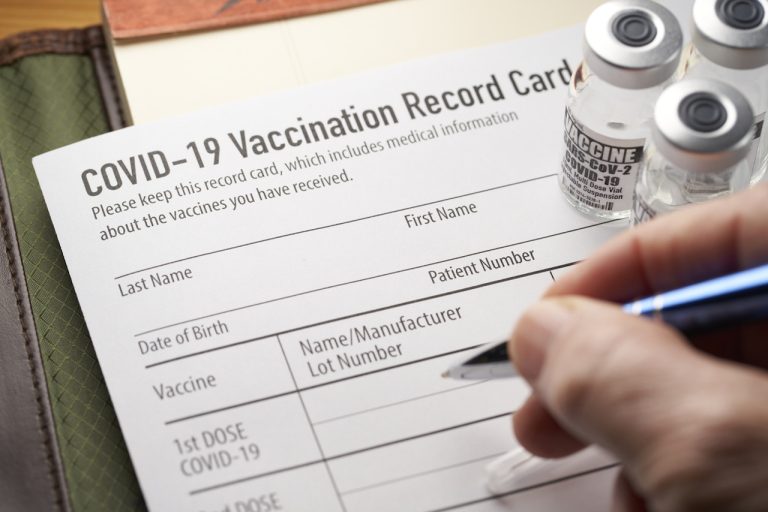 vaccination card