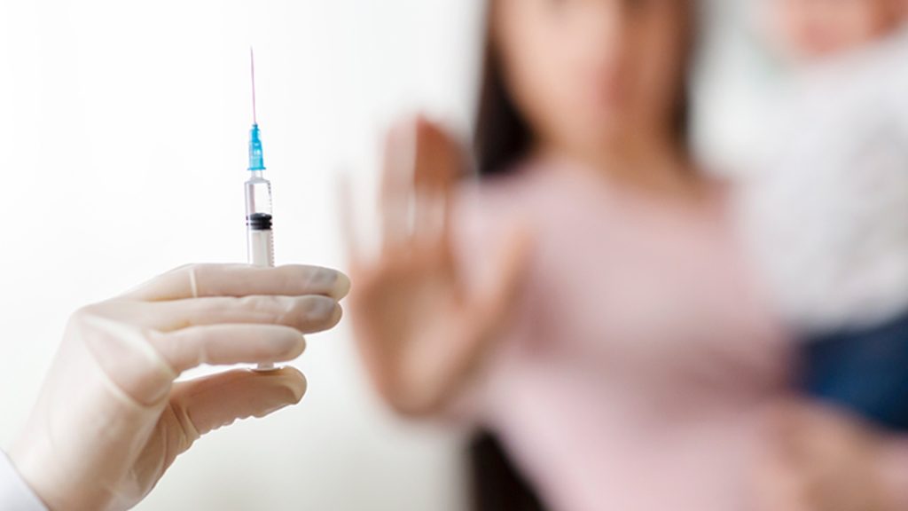 mother refuses vaccine