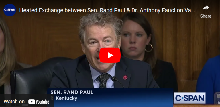 Rand Paul and Tony Fauci