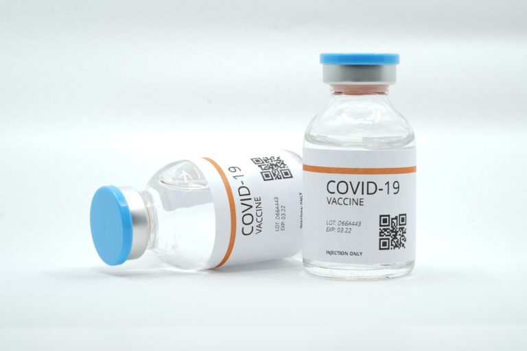 COVID-19 vaccine vials